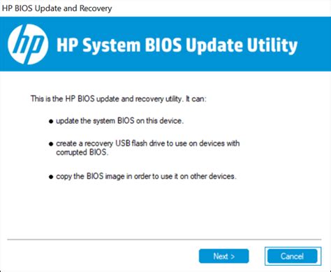 hp bios update and recovery utility download windows 10|HP Support Assistant .